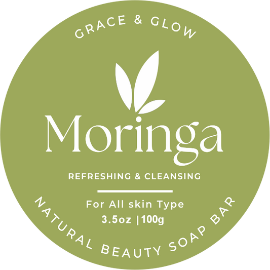 πΏ Moringa Soap Bar β Antibacterial & Healing Care 100g