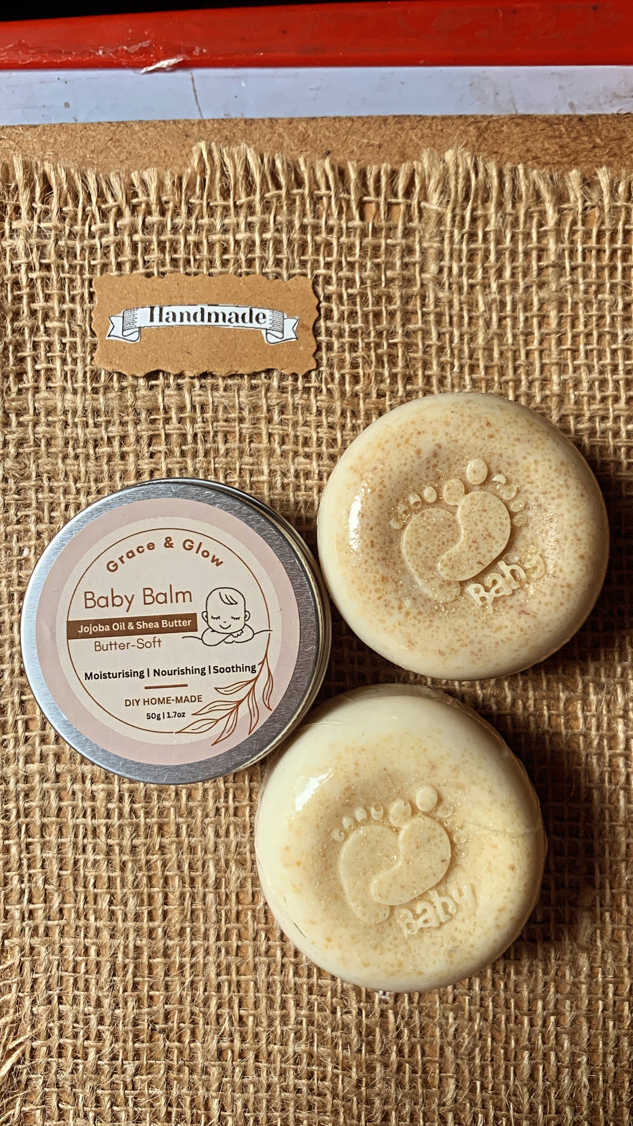 🍼 Baby Care Deal Offer ✨
Baby Soap Bar pack of 2 & Body Balm