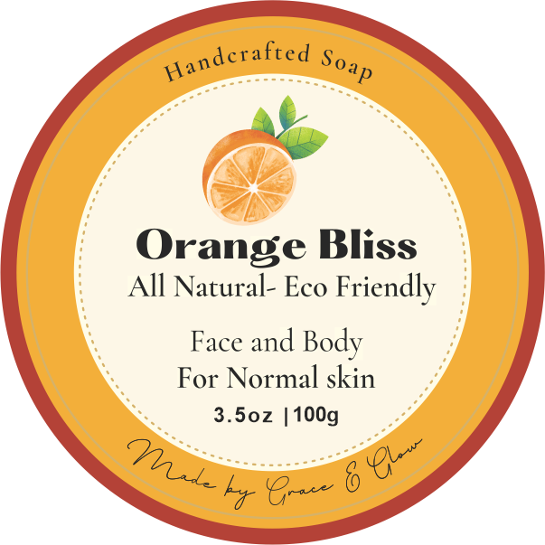 π Orange Bliss Soap Bar β Naturally Exfoliating & Eco-Friendly