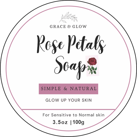 πΉ Rose Petals Soap Bar β Simple & Natural Glow-Up 100g