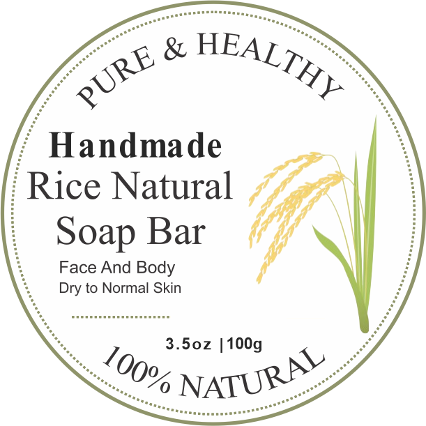 π Rice Natural Soap β Whitening & Lightening Bar