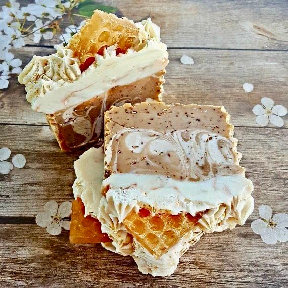 ✨ Oats & Honey Traditional Soap (Cold Process)