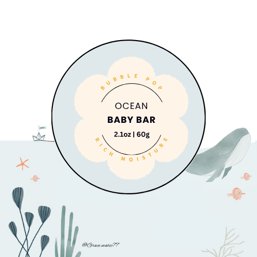 🌊 Baby Soap Bar – Ocean Breeze