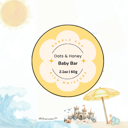 🍯 Baby Soap Bar – Oats & Honey Hug