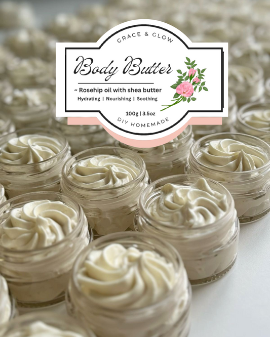 🌸 Body Butter – Rosehip Oil & Shea Butter