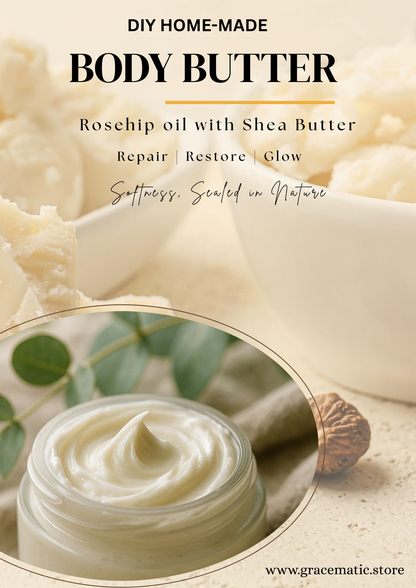 🌸 Body Butter – Rosehip Oil & Shea Butter 100g