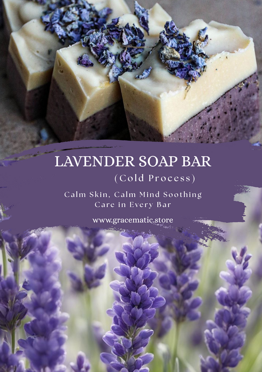 Lavender Bliss – Calm Skin, Calm Mind
(Cold Process)