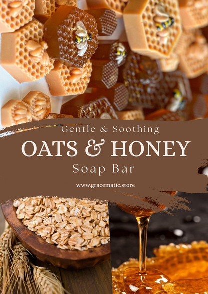 🍯 Baby Soap Bar – Oats & Honey Hug