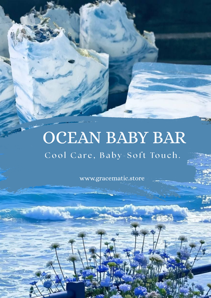 🌊 Baby Soap Bar – Ocean Breeze