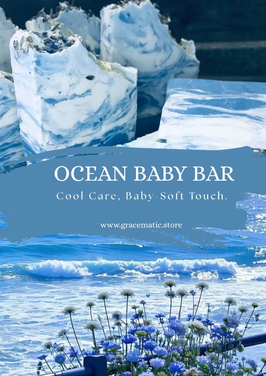 🌊 Baby Soap Bar – Ocean Breeze