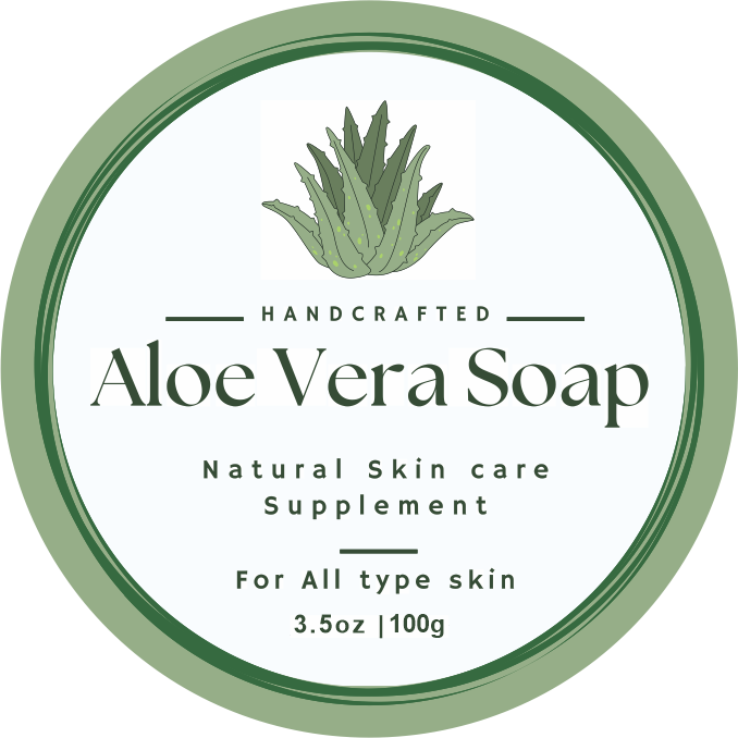 🌿 Aloe Vera Soap Bar – Natural Skincare Supplement