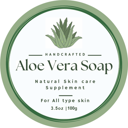 🌿 Aloe Vera Soap Bar – Natural Skincare Supplement