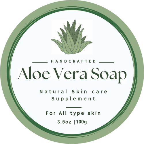 🌿 Aloe Vera Soap Bar – Natural Skincare Supplement