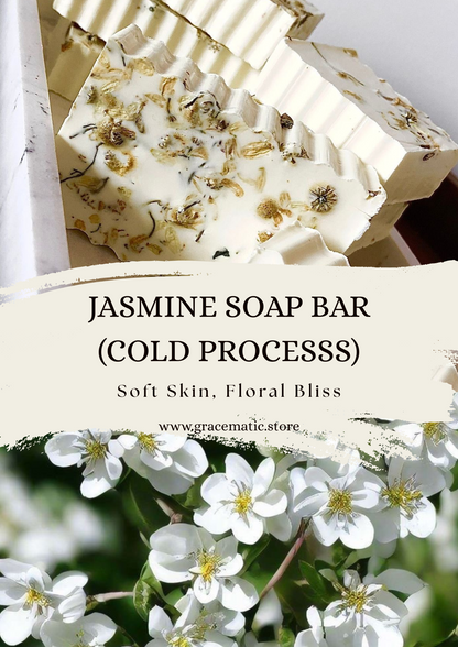 🌸 Jasmine Soap Bar
 (Cold Process)