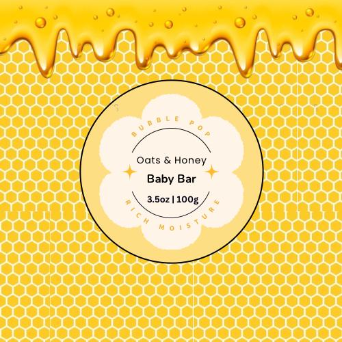 🍯 Baby Soap Bar – Oats & Honey Hug