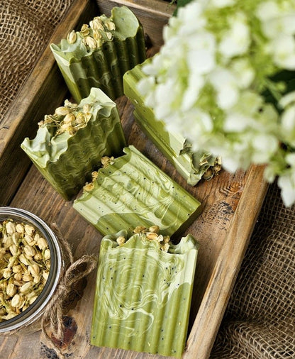 🍃 Tea Tree Soap Bar — Acne Treatment (Cold Process)