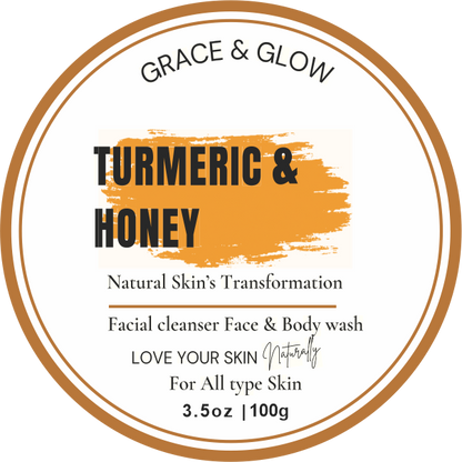💛 Turmeric & Honey Kojic Acid Whitening Soap Bar – Natural Skin Transformation