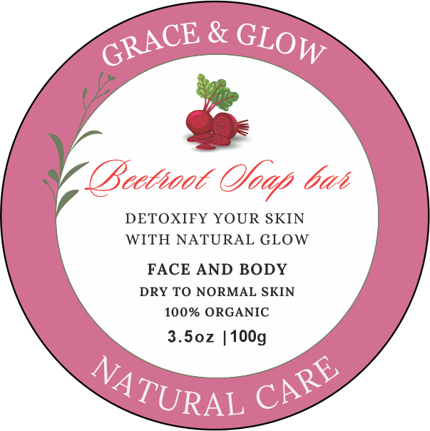 🍷 Beetroot Whitening Natural Tint Soap Bar – Glow with Nature