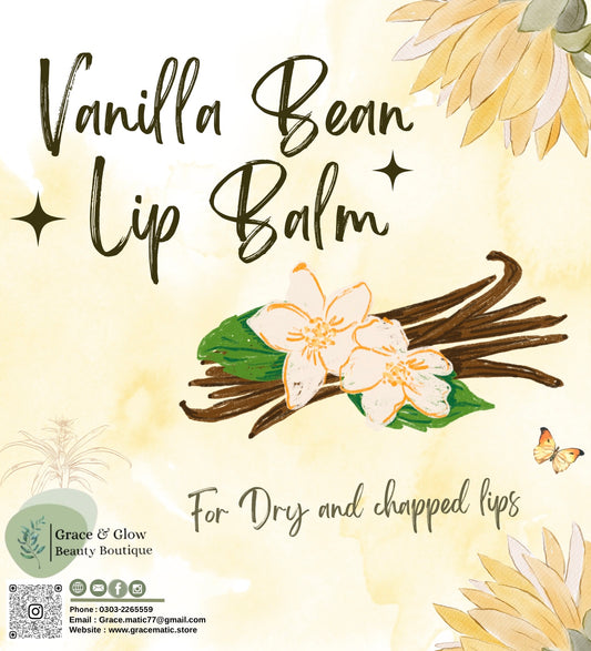 Vanilla Bean Lip Balm 🧁                   — Plump Your pout 💋