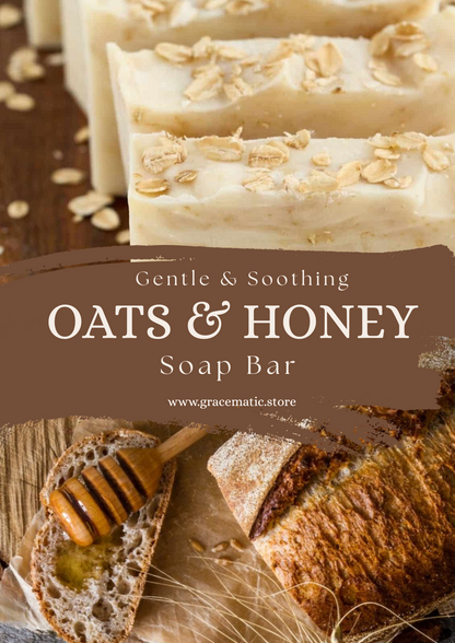 🌾🍯 Oats & Honey Soap Bar – Deep Moisture & Comfort 100g